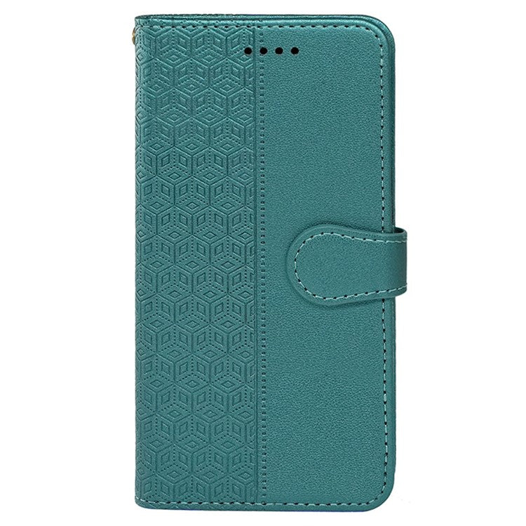 For Motorola Edge 50 Neo 5G / Moto S50 5G / Thinkphone 25 5G Wallet Phone Case Pattern Imprint Leather Flip Cover - Green