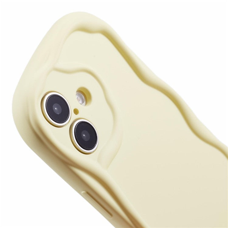 For iPhone 16 Plus Case Candy Color Phone Shell Rubberized TPU Cover - Yellow