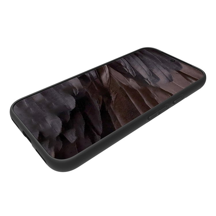 10Pcs / Pack For Google Pixel 8a Case Anti-Fingerprint Soft TPU Protective Cover - Black