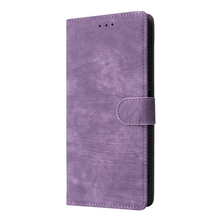 For Infinix Hot 50 4G X6882 Wallet Case RFID Blocking PU Leather Cover Stand View - Purple