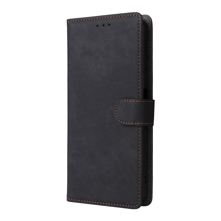 For Infinix Smart 9 4G X6532 / Hot 50i 4G X6531 Wallet Case RFID Blocking PU Leather Cover Stand View - Black