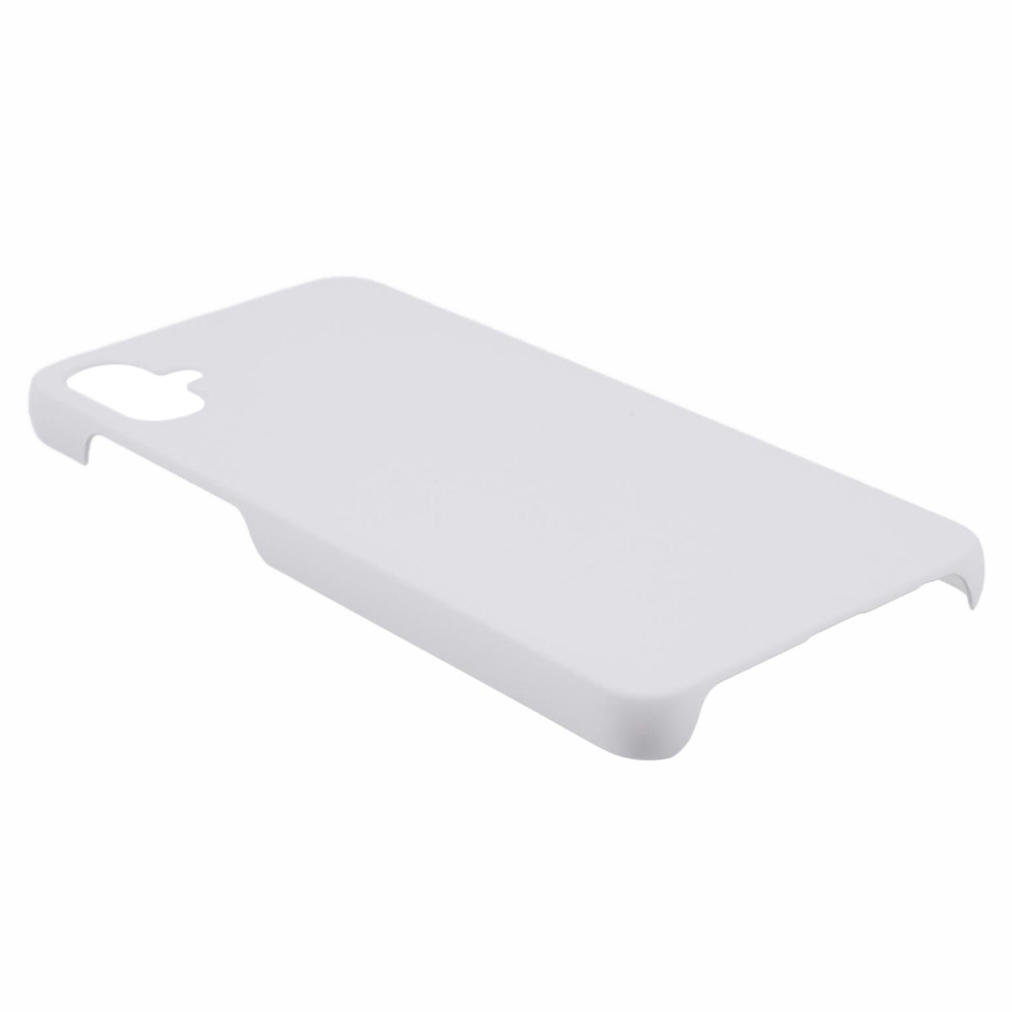 For Samsung Galaxy A06 Case Hard PC Frosted Minimalist Phone Cover - White