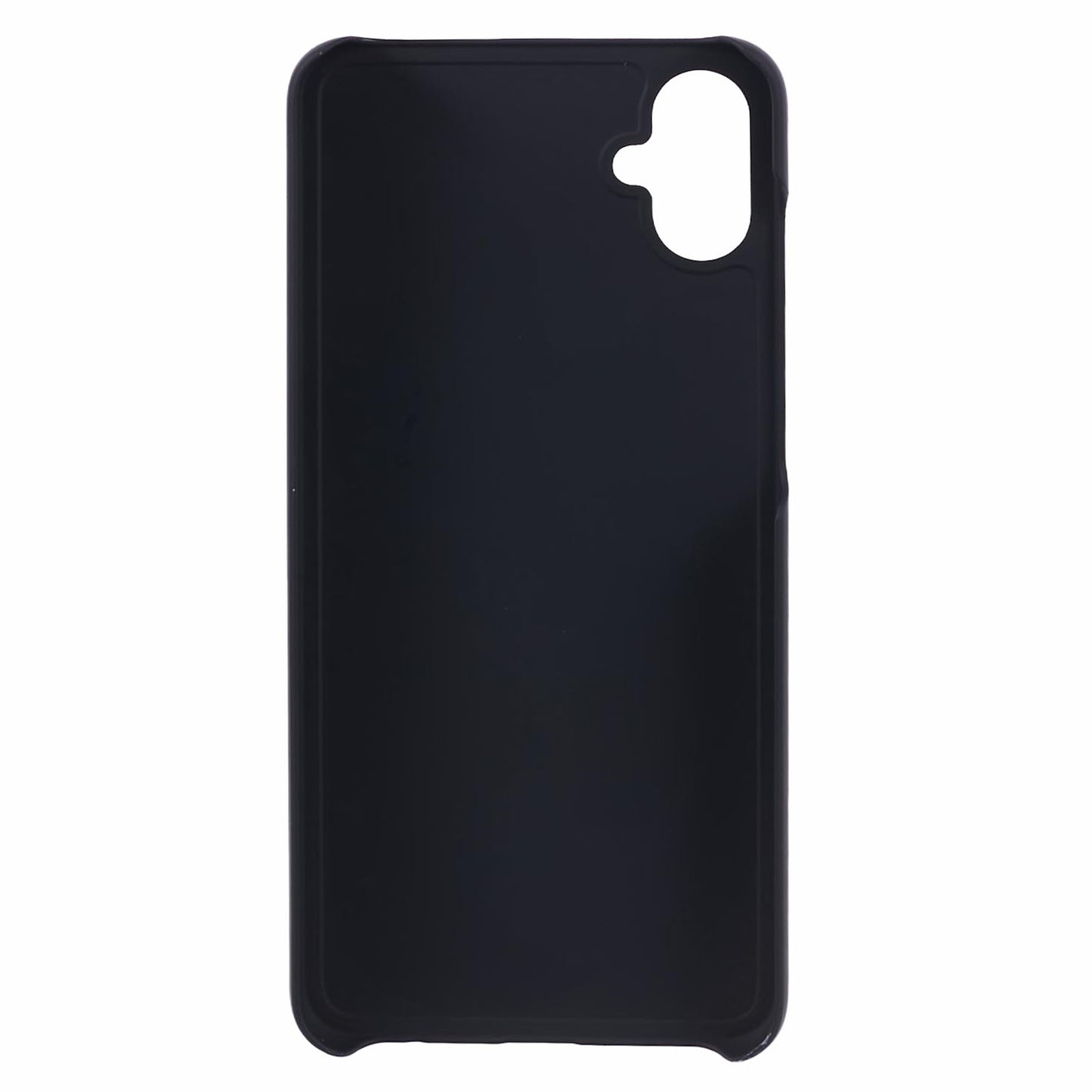 For Samsung Galaxy A06 Case Hard PC Frosted Minimalist Phone Cover - Black