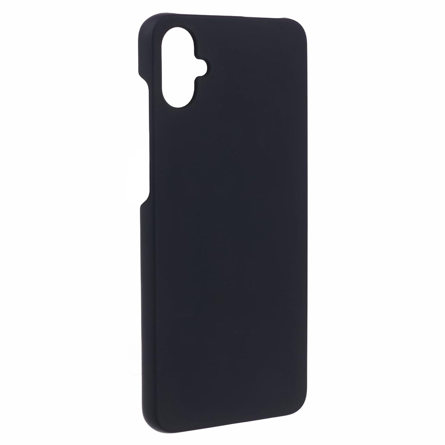 For Samsung Galaxy A06 Case Hard PC Frosted Minimalist Phone Cover - Black