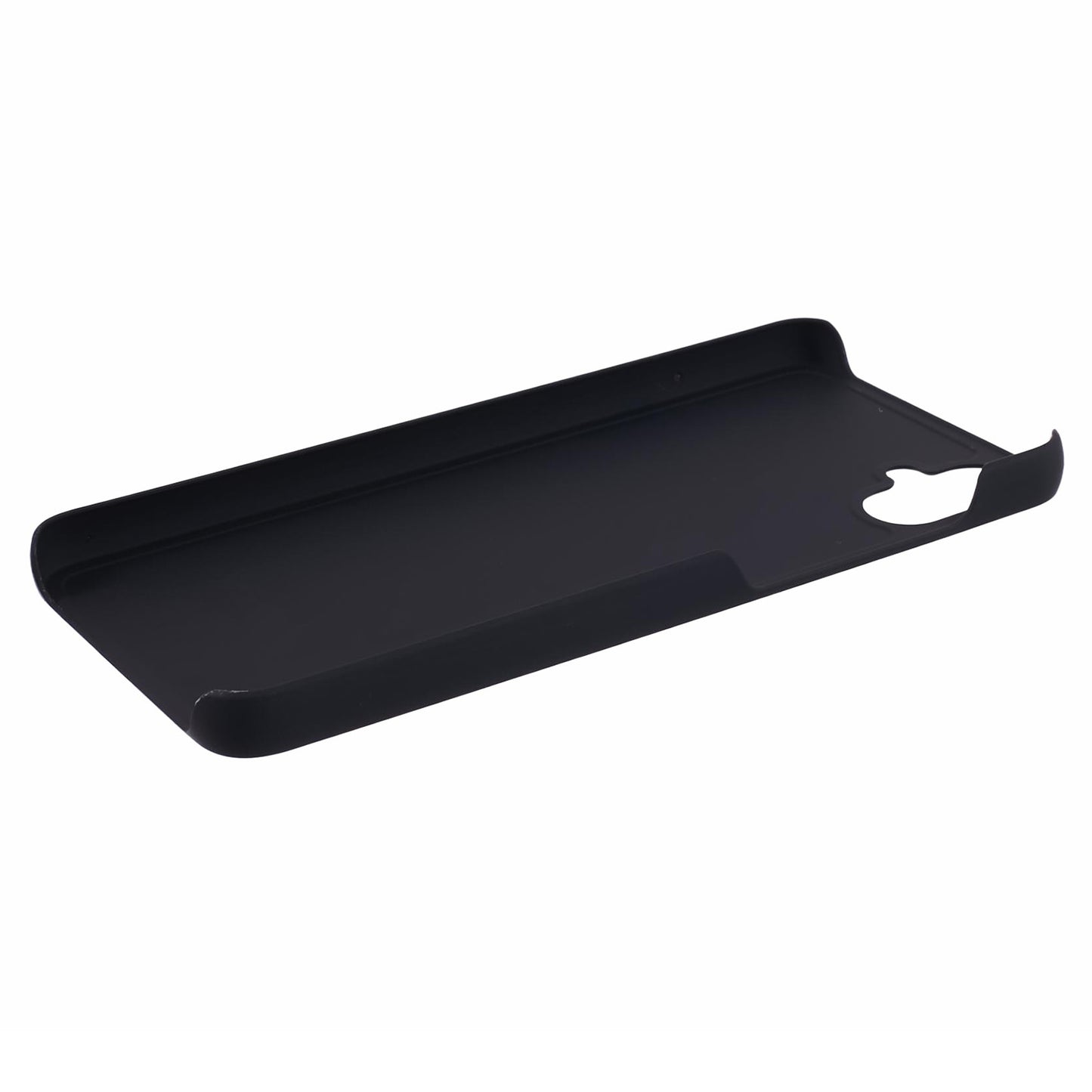 For Samsung Galaxy A06 Case Hard PC Frosted Minimalist Phone Cover - Black