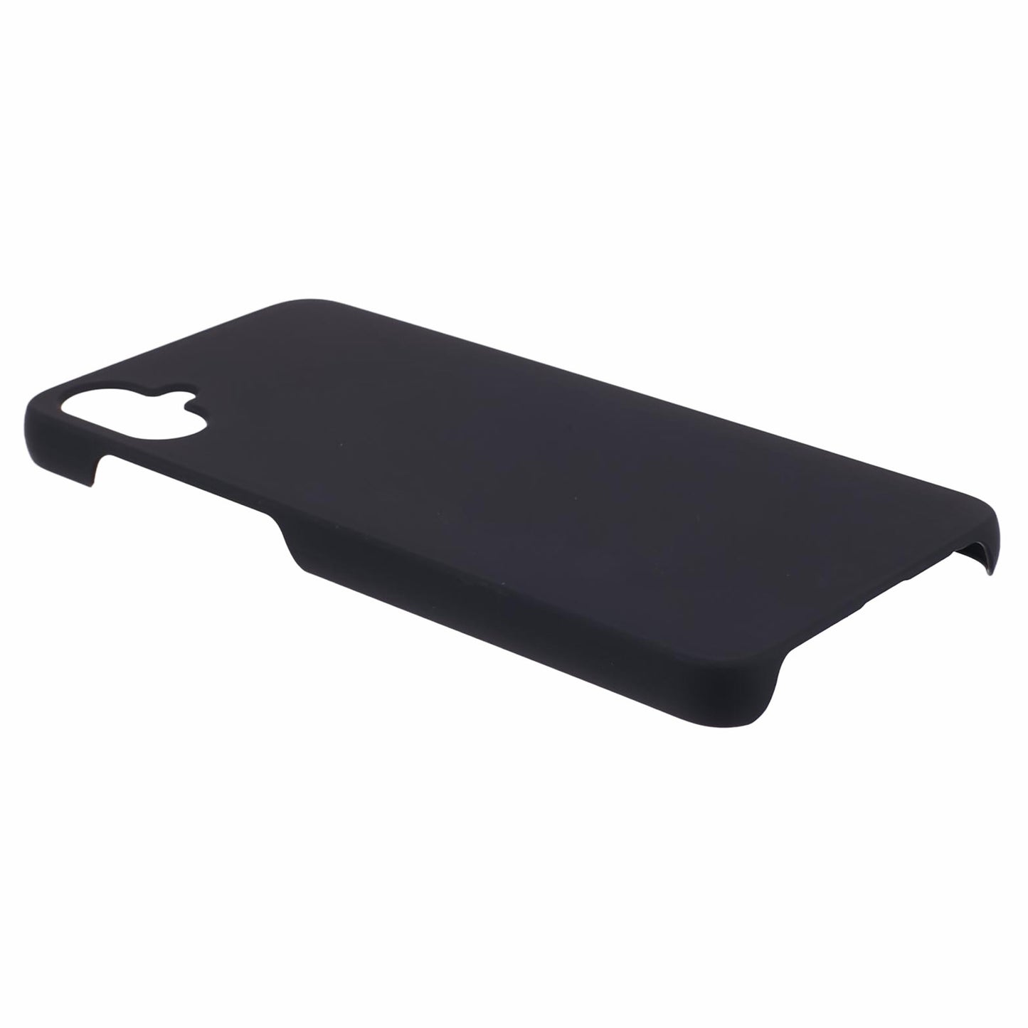 For Samsung Galaxy A06 Case Hard PC Frosted Minimalist Phone Cover - Black