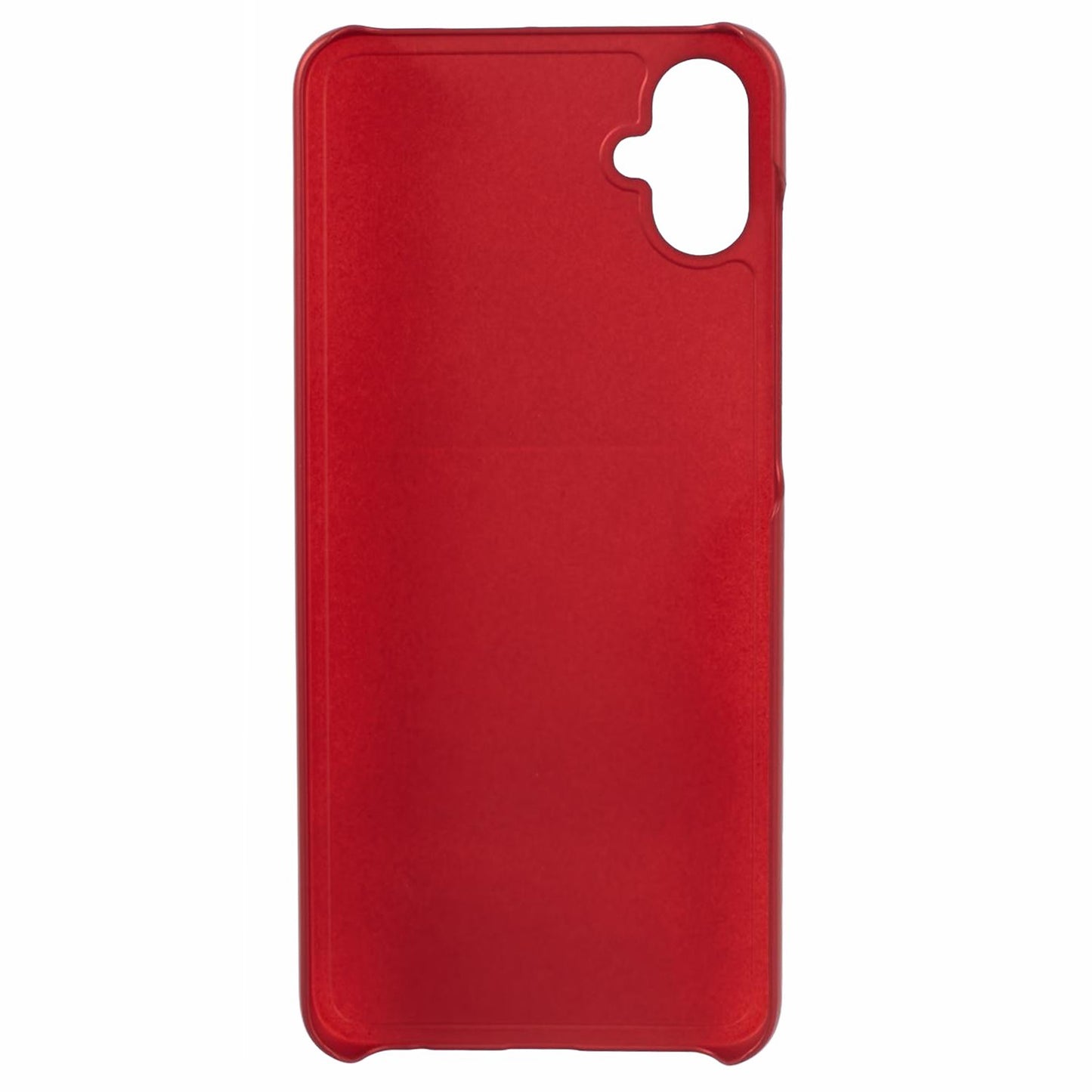 For Samsung Galaxy A06 Case Hard PC Frosted Minimalist Phone Cover - Red