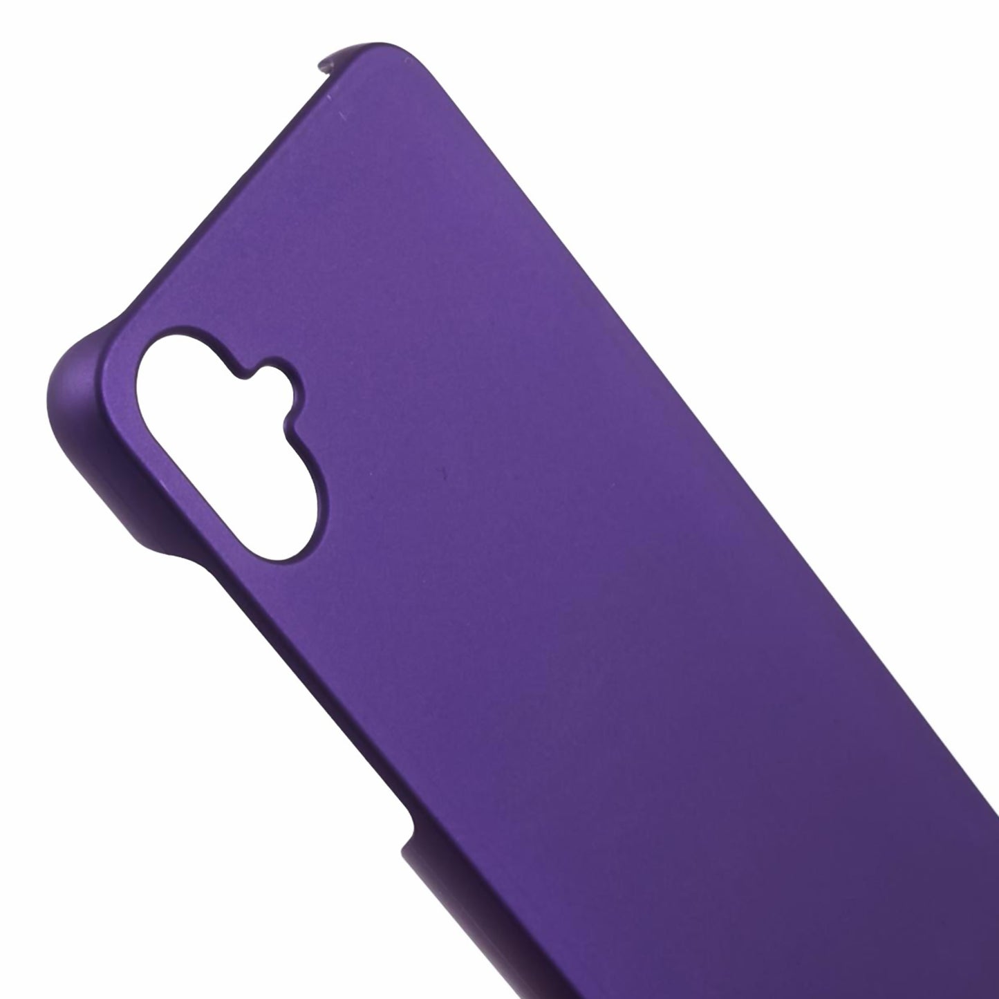 For Samsung Galaxy A06 Case Hard PC Frosted Minimalist Phone Cover - Purple