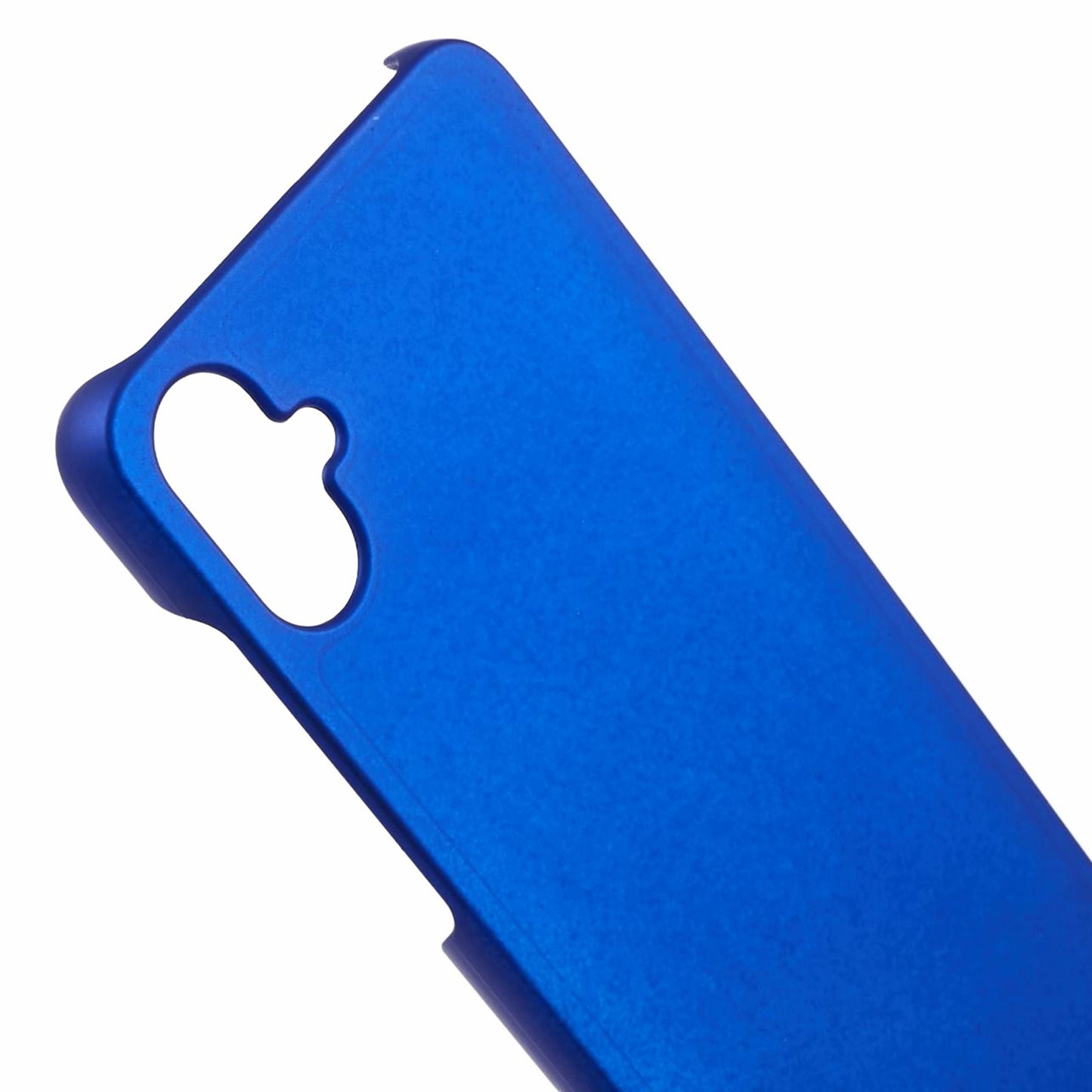For Samsung Galaxy A06 Case Hard PC Frosted Minimalist Phone Cover - Blue