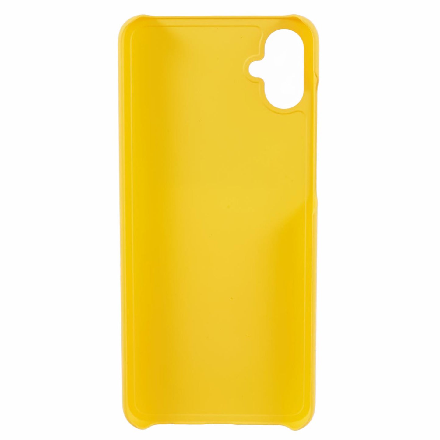 For Samsung Galaxy A06 Case Hard PC Frosted Minimalist Phone Cover - Yellow