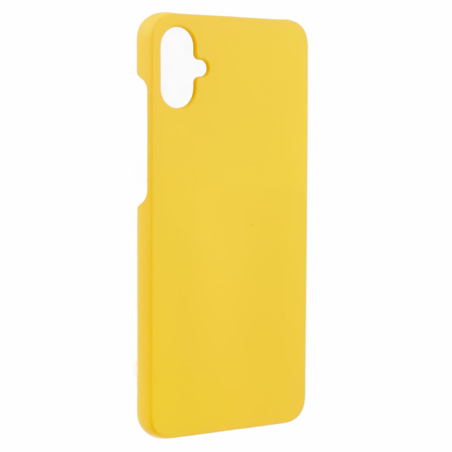 For Samsung Galaxy A06 Case Hard PC Frosted Minimalist Phone Cover - Yellow
