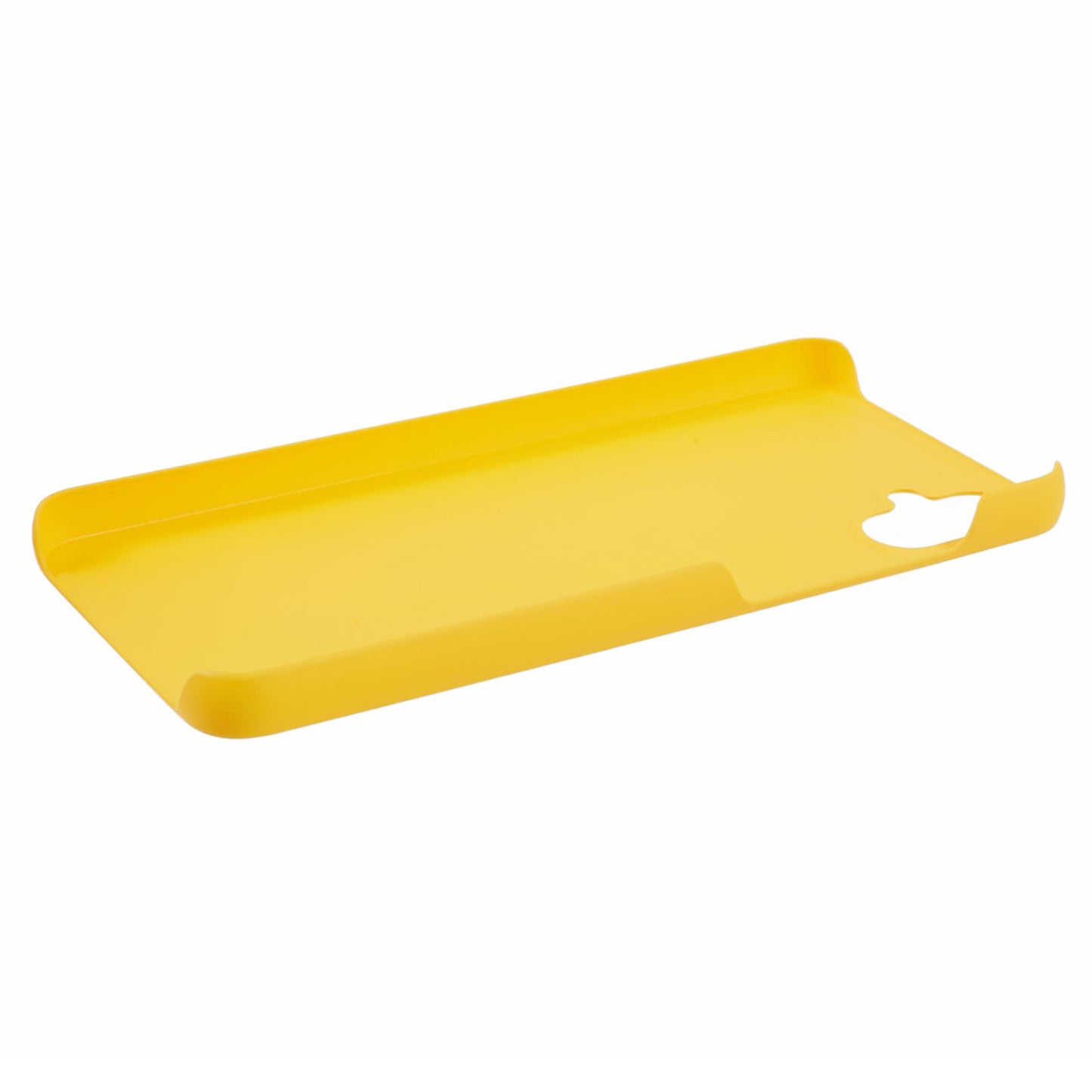 For Samsung Galaxy A06 Case Hard PC Frosted Minimalist Phone Cover - Yellow