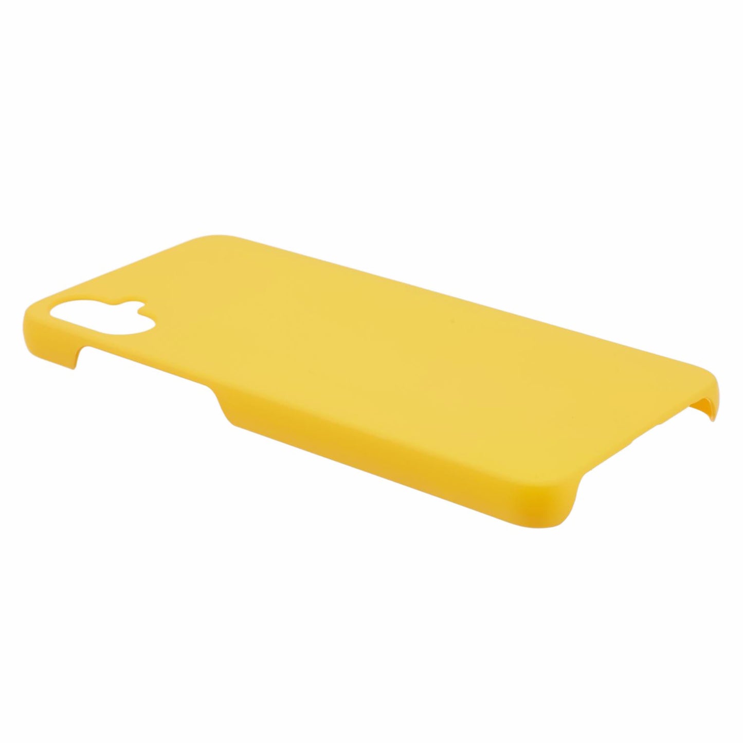 For Samsung Galaxy A06 Case Hard PC Frosted Minimalist Phone Cover - Yellow