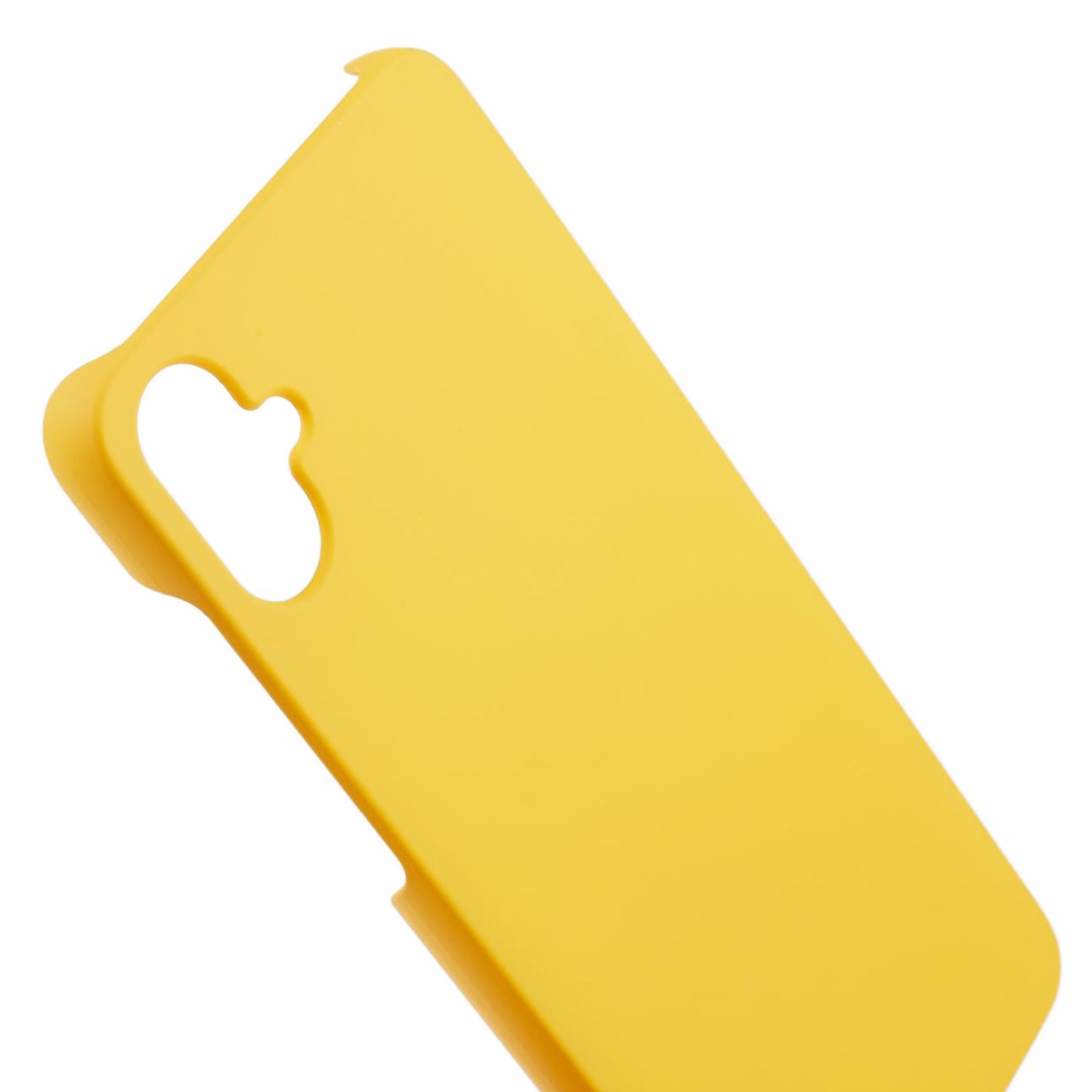 For Samsung Galaxy A06 Case Hard PC Frosted Minimalist Phone Cover - Yellow