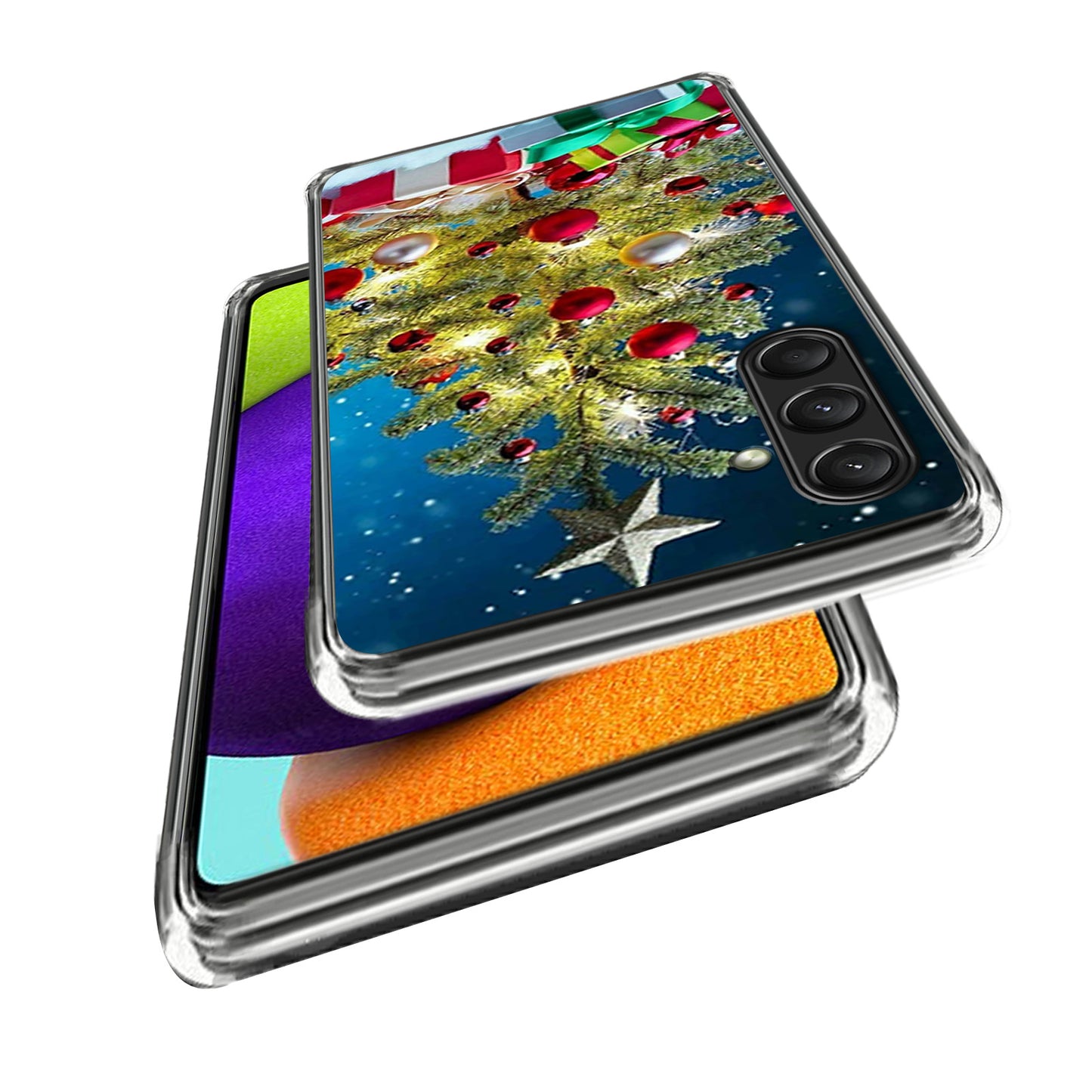 For Samsung Galaxy A16 5G / A16 4G Case Christmas Pattern Printing Soft TPU Phone Cover - Style J