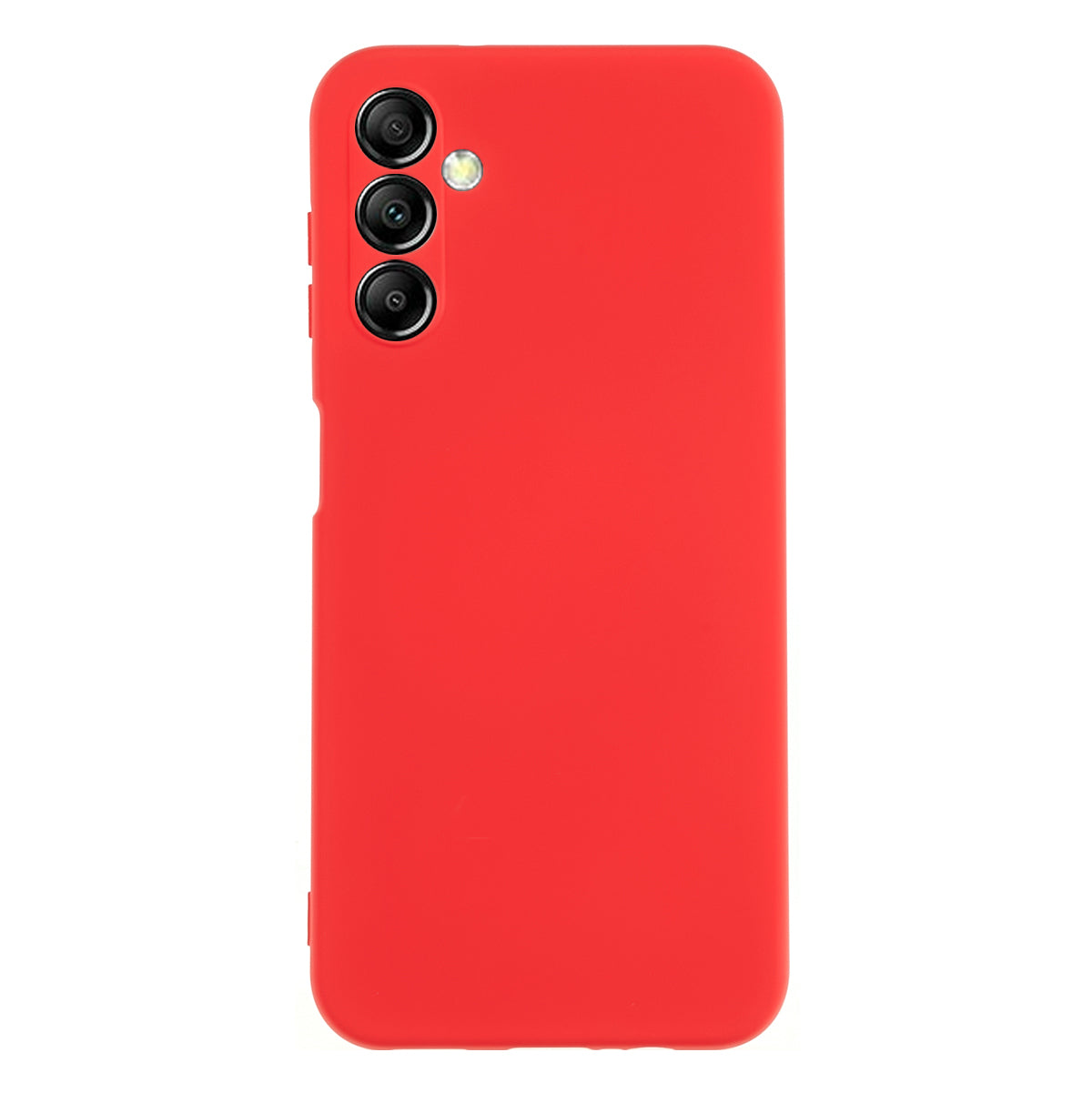 For Samsung Galaxy A16 5G / A16 4G Case Arc Edge 2.0mm TPU Protective Phone Cover - Red