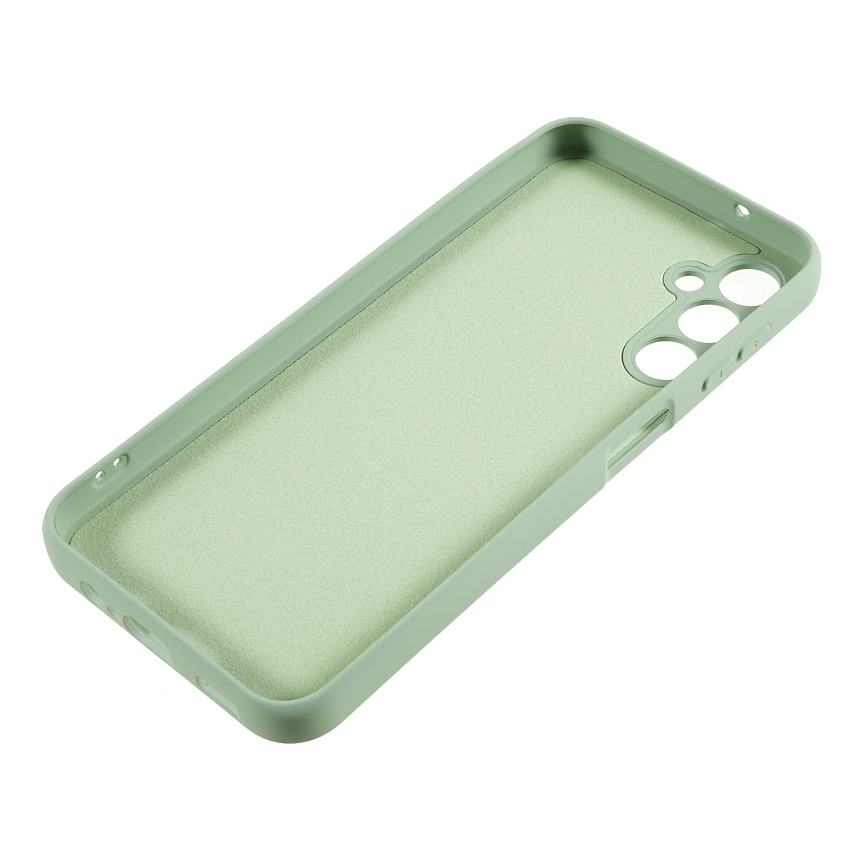 For Samsung Galaxy A16 5G / A16 4G Case Arc Edge 2.0mm TPU Protective Phone Cover - Green