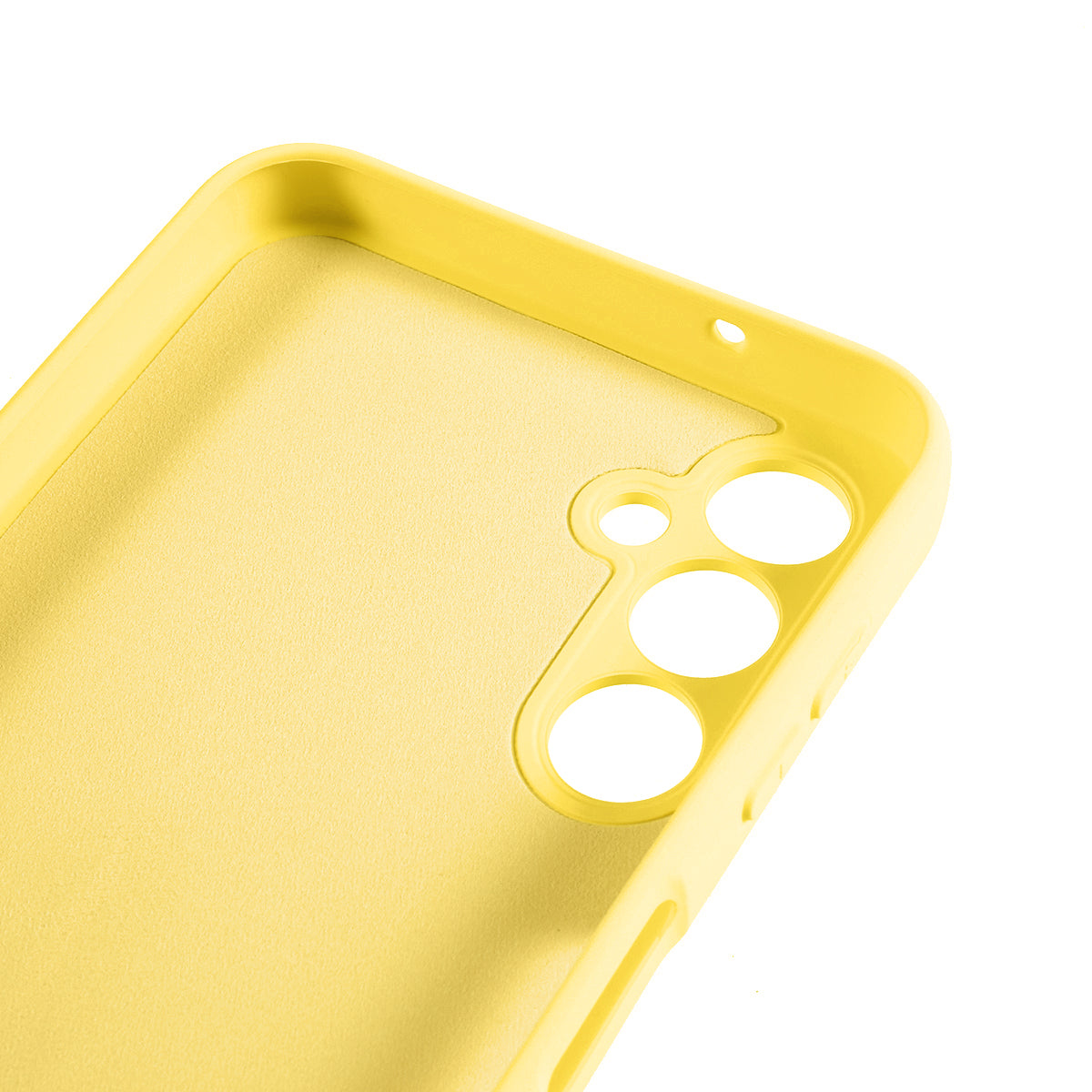 For Samsung Galaxy A16 5G / A16 4G Case Arc Edge 2.0mm TPU Protective Phone Cover - Yellow