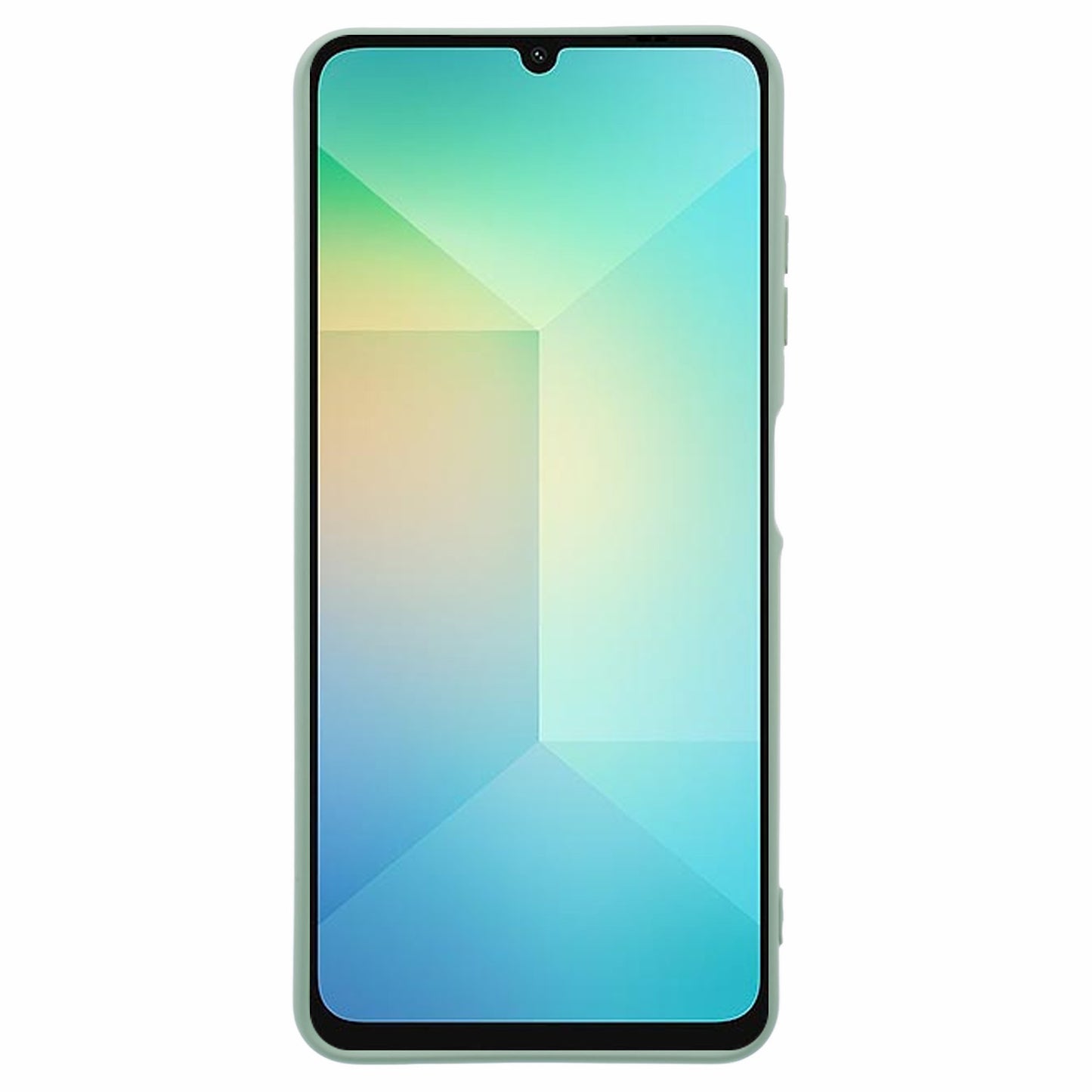 For Samsung Galaxy A06 Case Arc Edge 2.0mm TPU Protective Phone Cover - Green