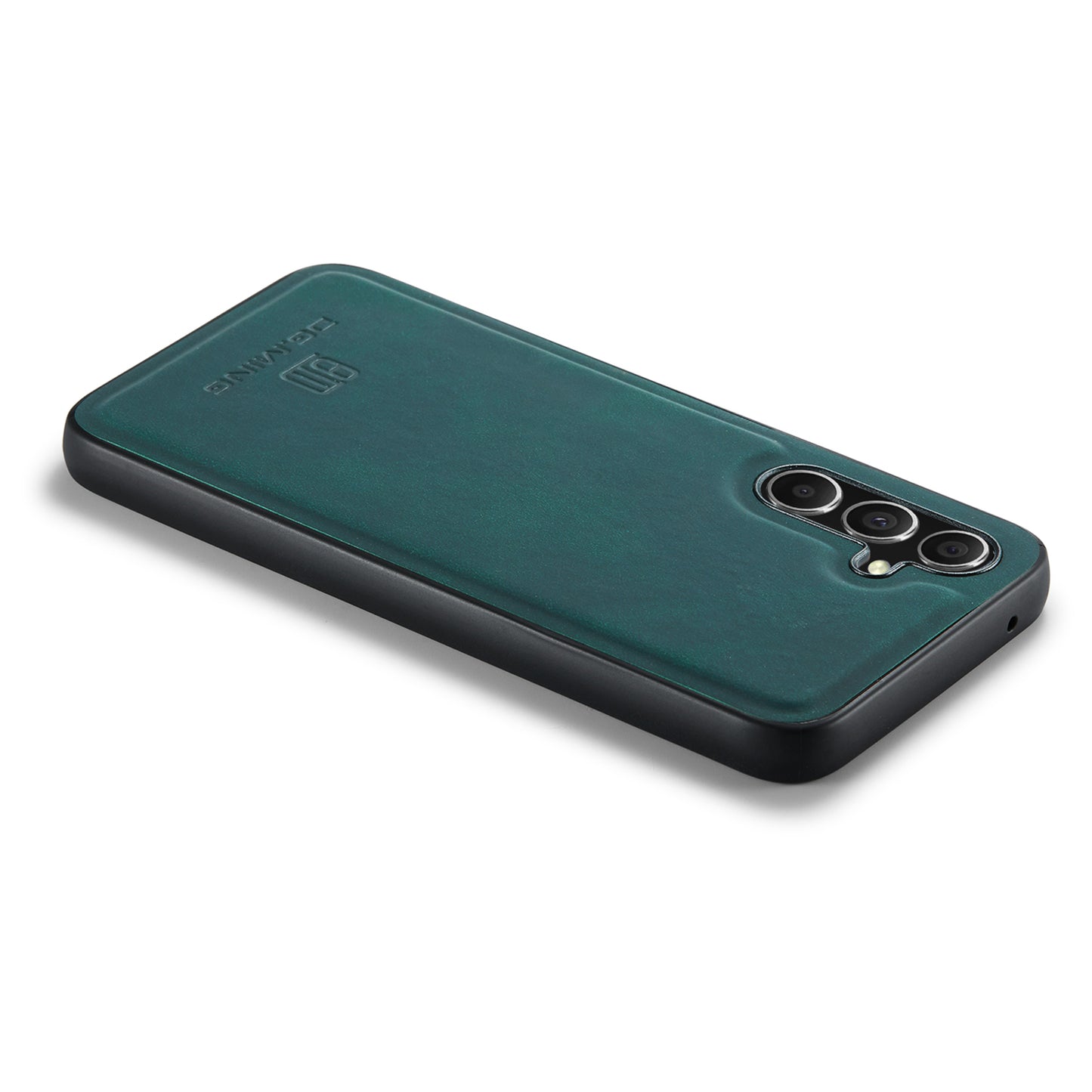 DG.MING For Samsung Galaxy A16 5G / A16 4G Case PU Leather Covered PC+TPU Hybrid Phone Shell - Green