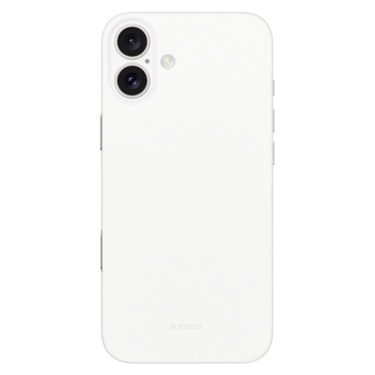 KZDOO Air Skin Series for iPhone 16 Plus Case Frosted Back Ultra Thin PP Phone Cover - Translucent