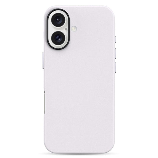 KZDOO For iPhone 16 Plus Case Compatible with MagSafe PU+PC Shockproof Phone Cover - White