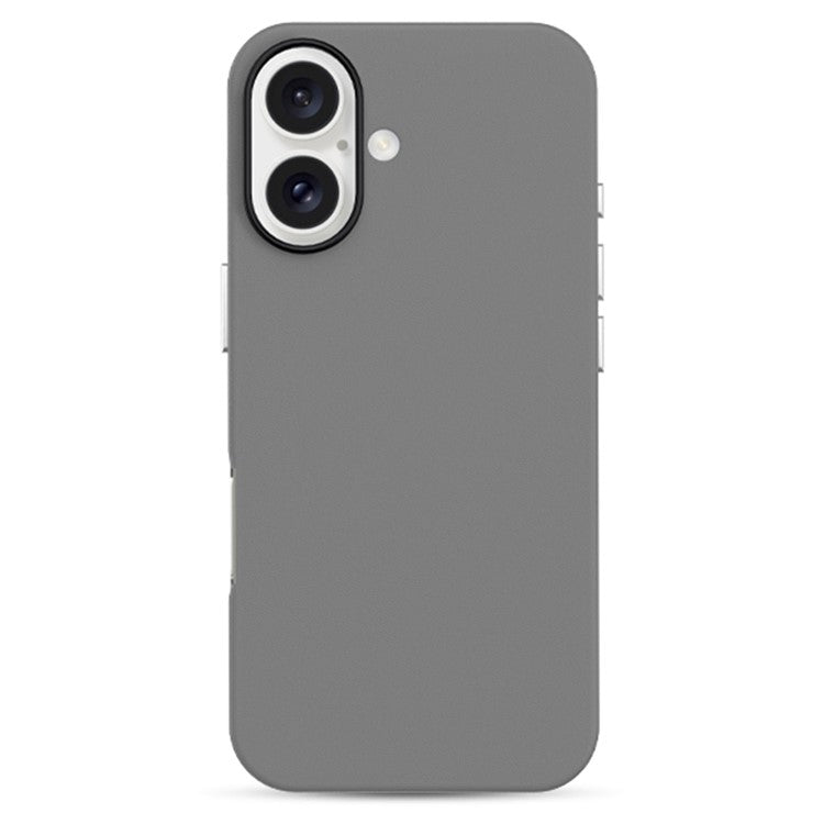 KZDOO For iPhone 16 Case Compatible with MagSafe PU+PC Shockproof Phone Cover - Titanium Grey