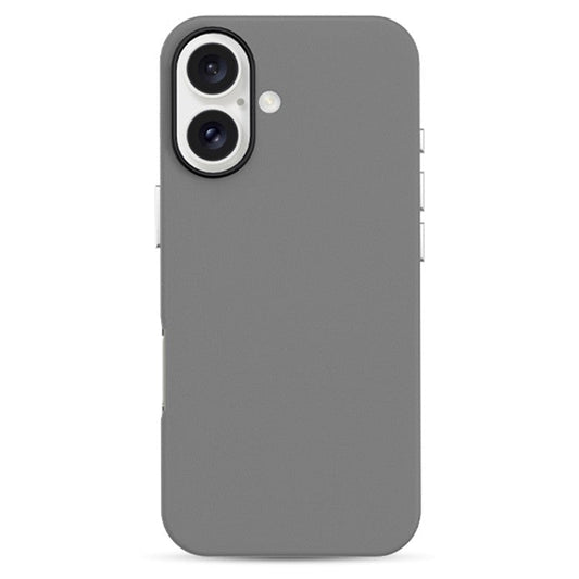 KZDOO For iPhone 16 Case Compatible with MagSafe PU+PC Shockproof Phone Cover - Titanium Grey