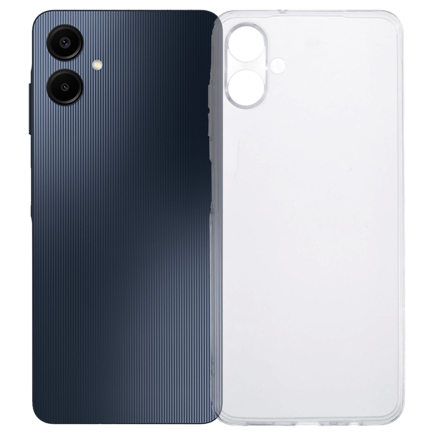 For Samsung Galaxy A06 Shockproof Case 1.5mm Thickness Clear TPU Phone Cover