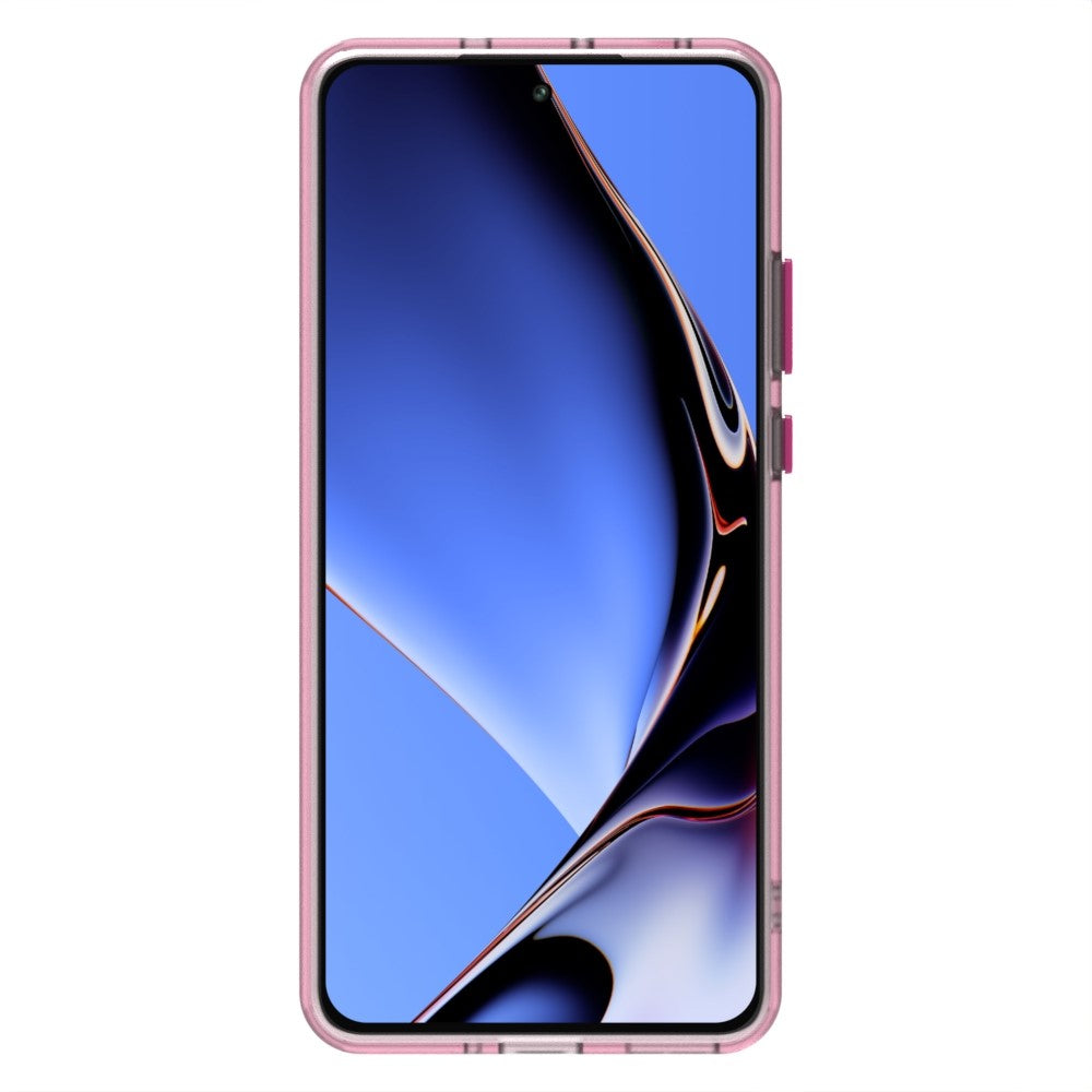 Candy Series For Oppo K12 / OnePlus Nord CE4 5G Case Compatible with MagSafe PC+TPU+PET Anti-Drop Phone Cover - Red