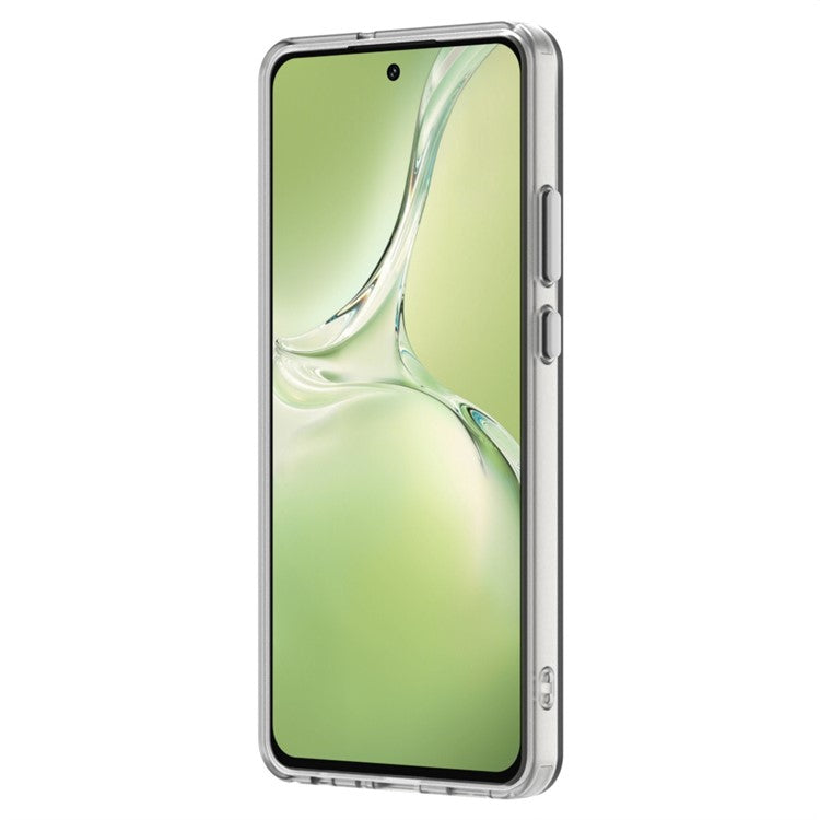 Candy Series For OnePlus Nord CE4 Lite 5G / Oppo K12x 5G (China) Case Compatible with MagSafe PC+TPU+PET Anti-Drop Phone Cover - White