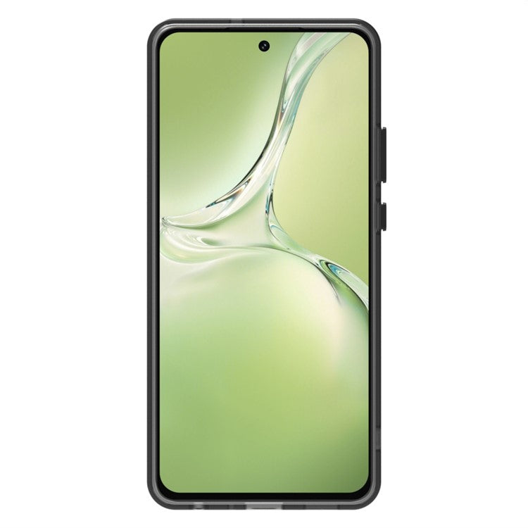 Candy Series For OnePlus Nord CE4 Lite 5G / Oppo K12x 5G (China) Case Compatible with MagSafe PC+TPU+PET Anti-Drop Phone Cover - Black