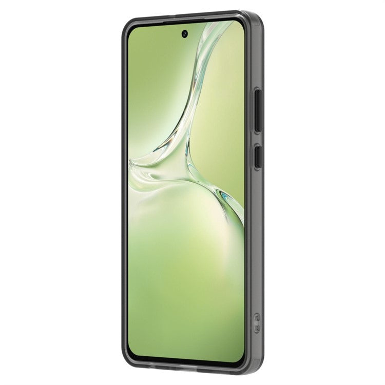 Candy Series For OnePlus Nord CE4 Lite 5G / Oppo K12x 5G (China) Case Compatible with MagSafe PC+TPU+PET Anti-Drop Phone Cover - Black