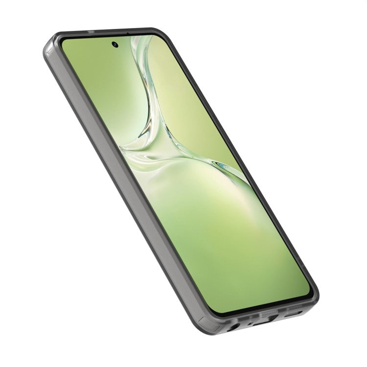 Candy Series For OnePlus Nord CE4 Lite 5G / Oppo K12x 5G (China) Case Compatible with MagSafe PC+TPU+PET Anti-Drop Phone Cover - Black