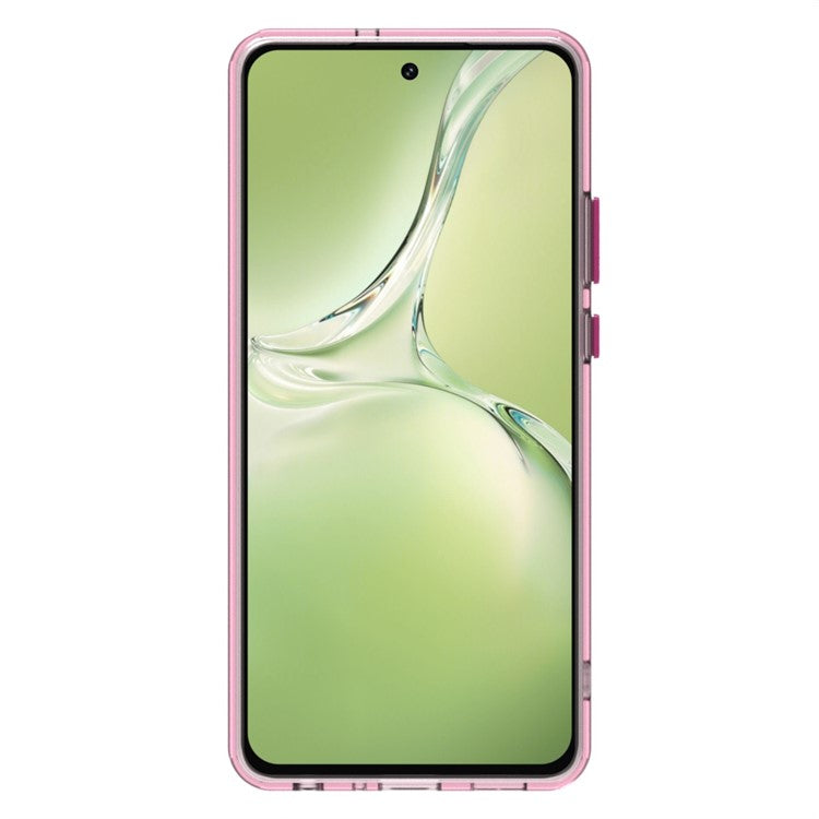 Candy Series For OnePlus Nord CE4 Lite 5G / Oppo K12x 5G (China) Case Compatible with MagSafe PC+TPU+PET Anti-Drop Phone Cover - Red