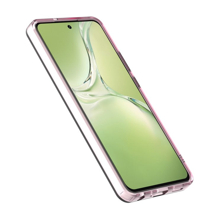 Candy Series For OnePlus Nord CE4 Lite 5G / Oppo K12x 5G (China) Case Compatible with MagSafe PC+TPU+PET Anti-Drop Phone Cover - Red