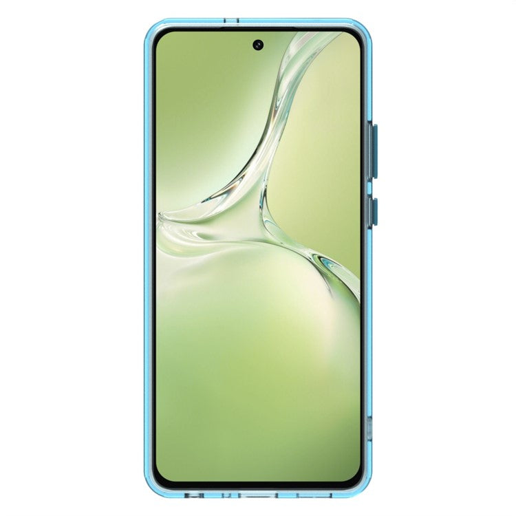 Candy Series For OnePlus Nord CE4 Lite 5G / Oppo K12x 5G (China) Case Compatible with MagSafe PC+TPU+PET Anti-Drop Phone Cover - Blue