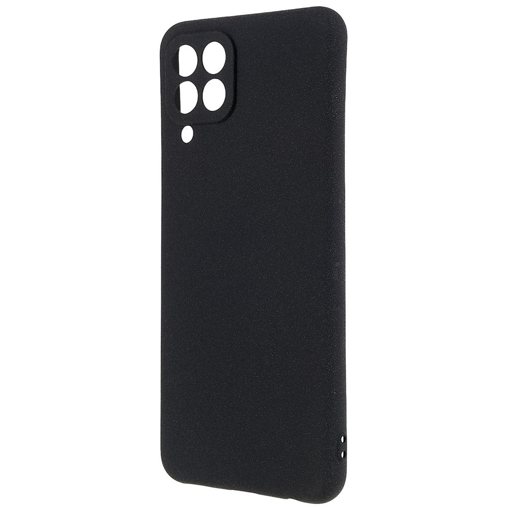 For Samsung Galaxy M33 5G (Global Version) Soft TPU Phone Cover Double-Sided Matte Anti-scratch Back Case - Black