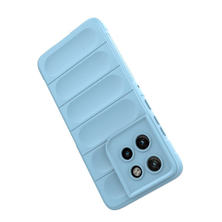 For Motorola Edge 50 Neo 5G / Moto S50 5G / Thinkphone 25 5G Case Anti-Drop Soft TPU Rugged Phone Back Cover - Baby Blue