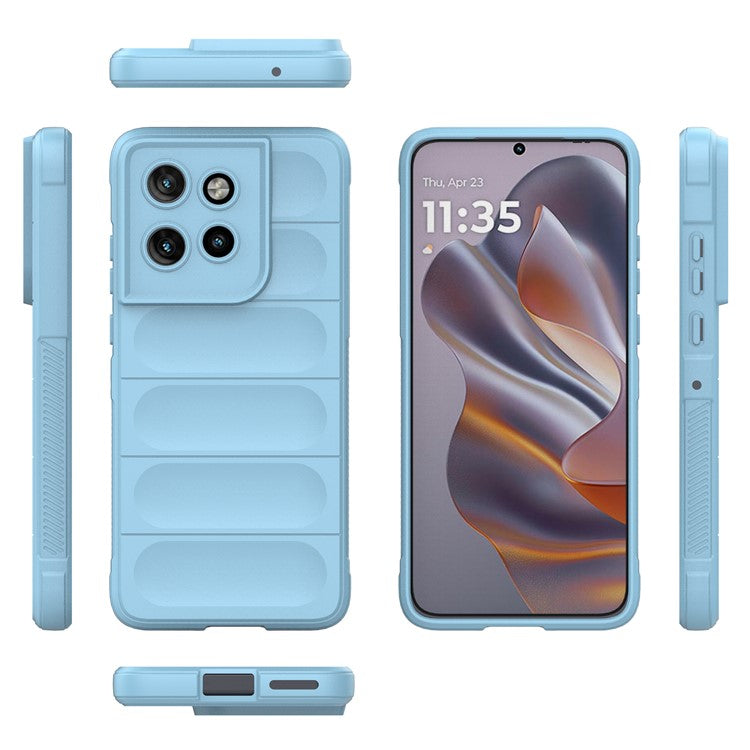 For Motorola Edge 50 Neo 5G / Moto S50 5G / Thinkphone 25 5G Case Anti-Drop Soft TPU Rugged Phone Back Cover - Baby Blue