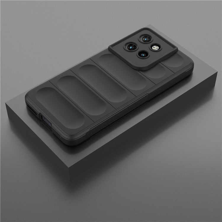 For Motorola Edge 50 Neo 5G / Moto S50 5G / Thinkphone 25 5G Case Anti-Drop Soft TPU Rugged Phone Back Cover - Black