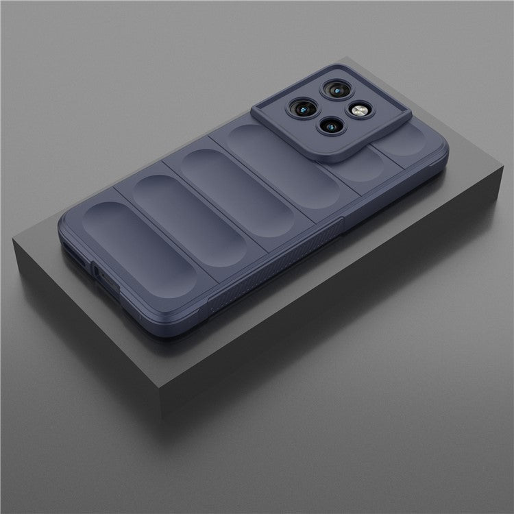 For Motorola Edge 50 Neo 5G / Moto S50 5G / Thinkphone 25 5G Case Anti-Drop Soft TPU Rugged Phone Back Cover - Dark Blue