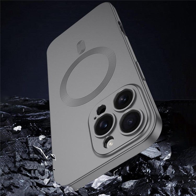 GKK For iPhone 16 Pro Case Compatible with MagSafe Full Protection Hard PC Phone Cover - Grey
