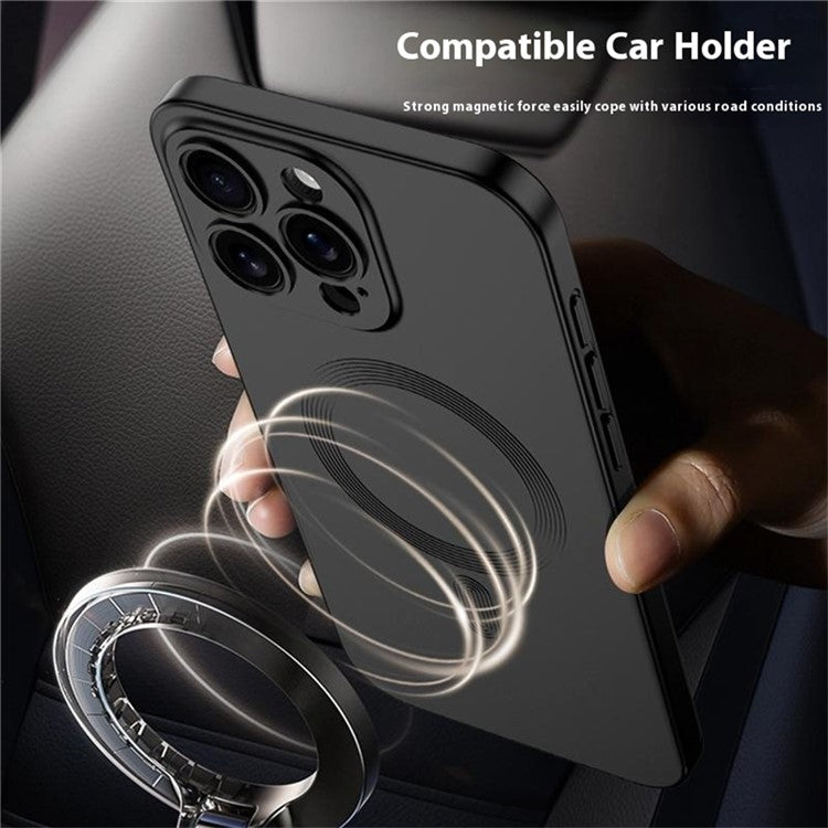 GKK For iPhone 16 Pro Case Compatible with MagSafe Full Protection Hard PC Phone Cover - Grey