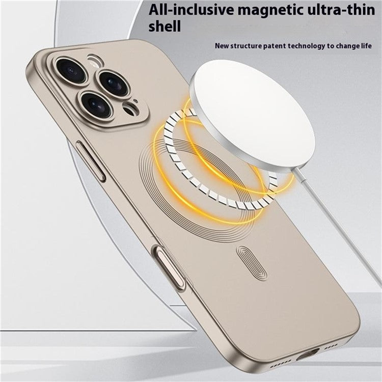 GKK For iPhone 16 Pro Case Compatible with MagSafe Full Protection Hard PC Phone Cover - Grey