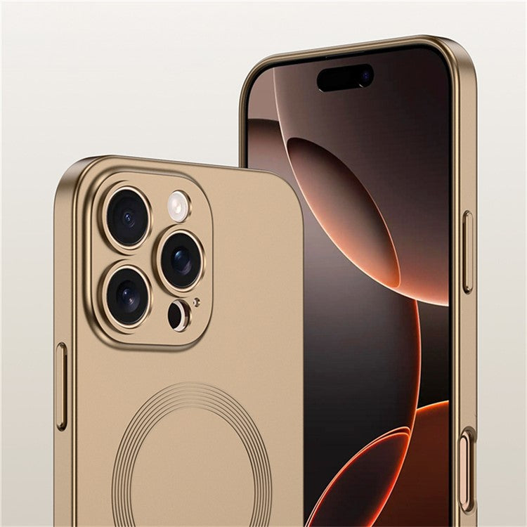 GKK For iPhone 16 Pro Case Compatible with MagSafe Full Protection Hard PC Phone Cover - Grey