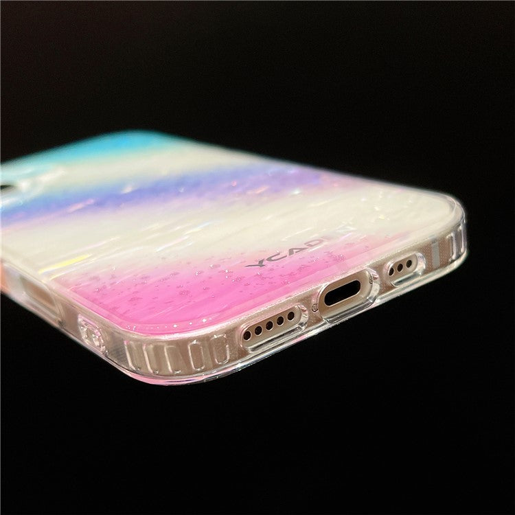 For iPhone 16 Plus Case Colorful Design Shockproof Hard PC Phone Shell - Purple