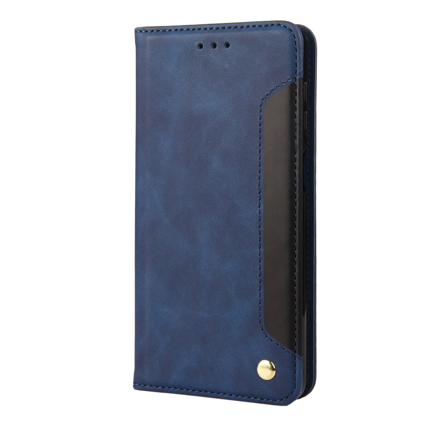 For Samsung Galaxy A16 5G / A16 4G Case PU Leather Shockproof Protection Wallet Phone Cover - Blue