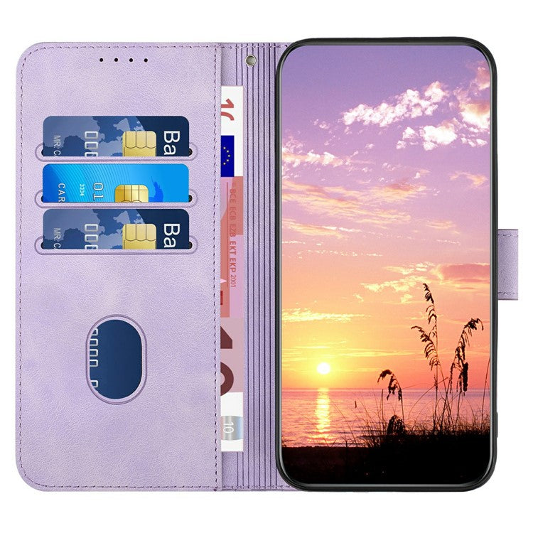 YX0060 For Infinix Zero 40 4G / 5G Case Elephant Head Pattern Leather Phone Cover - Purple