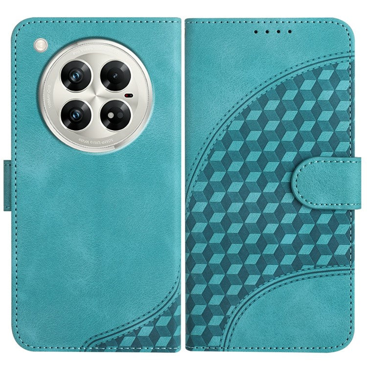 YX0060 For Infinix Zero 40 4G / 5G Case Elephant Head Pattern Leather Phone Cover - Baby Blue
